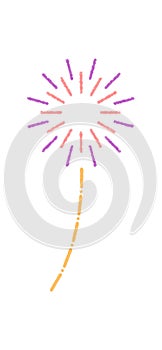 Chalk Firework Burst Magic Circle Icon
