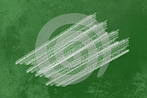 Chalk hachures on a blackboard