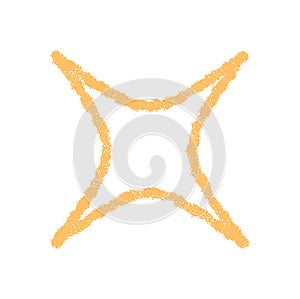 Chalk Outline Firework Star Burst Element