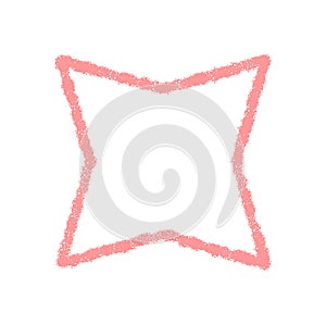 Chalk Outline Firework Star Magic Icon