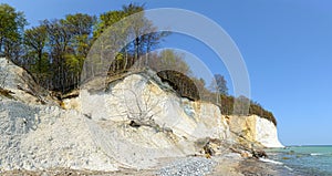 Chalk rocks of Rugen island (Germany, Mecklenburg-Vorpommern)