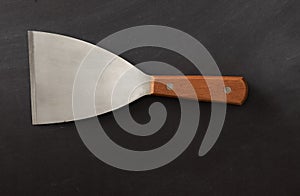 Chalkboard Background with kitchen tool set