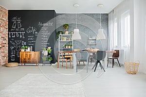 Chalkboard kitchen decor