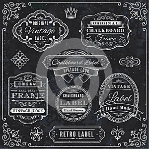 Chalkboard Labels and Decorative Elements