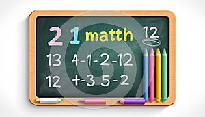 Chalkboard Math Equations