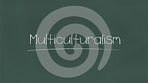 Multiculturalism word photo