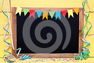 Chalkboard With Party img