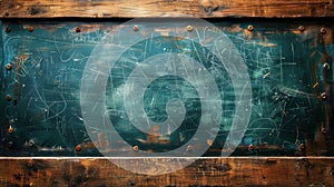 Chalkboard Texture Background for School Projects and Presentations