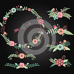 Chalkboard Wedding Floral