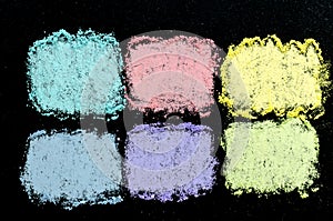 Chalkdrawing colored texture