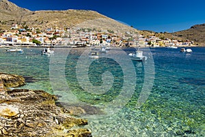 Chalki island  greece  landscape