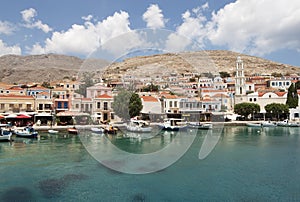 Chalki island port