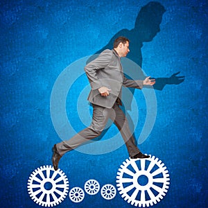 Challenge concept. Taking risks