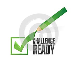 challenge ready check mark illustration