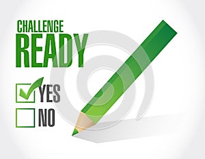 challenge ready check mark illustration