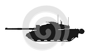 Challenger 2 United Kingdom tank. war and army symbol. vector icon for military concepts and web design