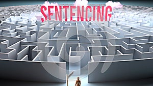 A challenging and complicated path to find and obtain Sentencing photo
