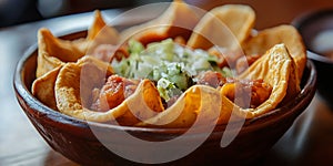 Chalupas in dish on the table