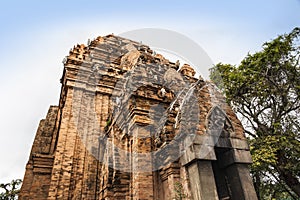 Cham temple (Po nagar), Landmark on Nha Trang, Vietnam. photo