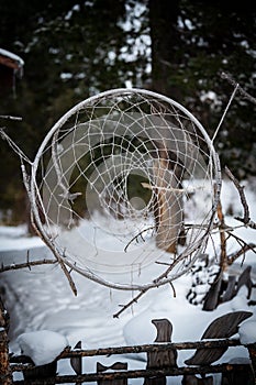 Chamanism ritual near the Baikal lake