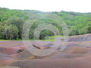 Chamarel, Mauritius, Seven Coloured Earths