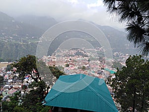 View of district Chamba city at himachal INDIA photo
