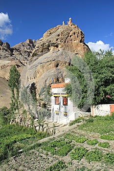 Chamba monastery in Mulbekh. photo