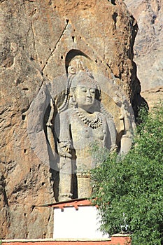 Chamba Statue in Mulbekh. photo