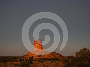 Chambers Pillar near Alice Springs Central Australia