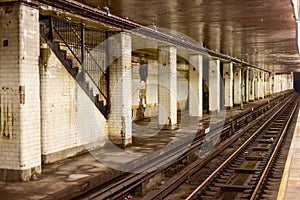 Chambers Street Subway Station - New York City