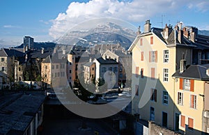 Chambery city in Savoy, France