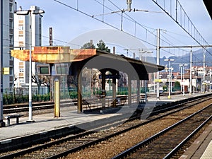 Chambery Railway Station in Savoie, France