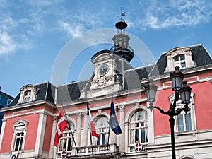 Chambery Town Hall under Blue Sky - Savoie, France