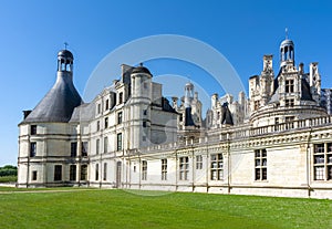 Chambord castle chateau Chambord in Loire valley, France