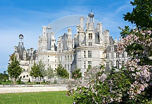 Chambord castle chateau in Loire valley, France