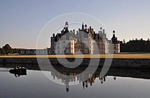 Chambord Castle at dawn