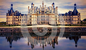 Chambord castle - greatest masterpiece of Renaissance architecture. France photo