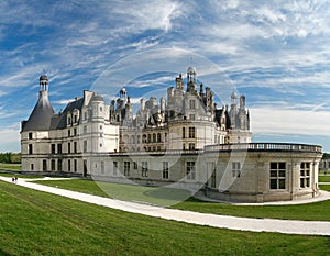 Chambord Castle on the Loire River. France.