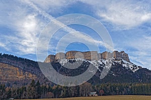 Chamechaude summit and cliffs