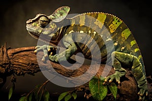 The chameleon panther is a slow moving ambilobe that can be found in the treetops