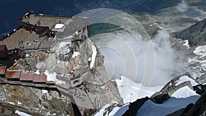 Chamonix from the Aiguille du Midi photo