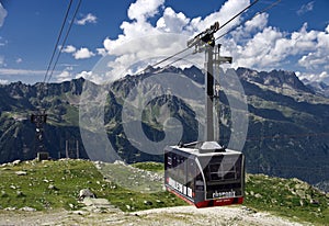 Chamonix cable car photo