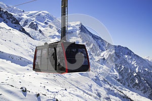 Chamonix, France: Cable Car from Chamonix to the summit of the A