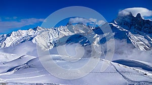 Chamonix pistes, France