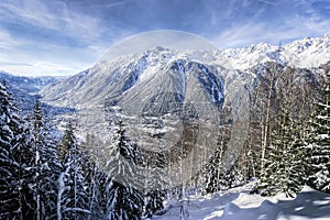 Chamonix Town French Alps