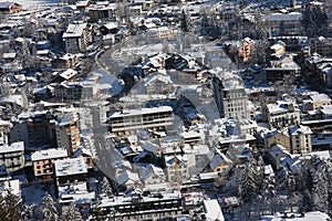 Chamonix in winter