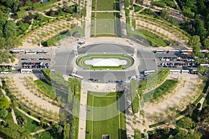 Champ de mars from above