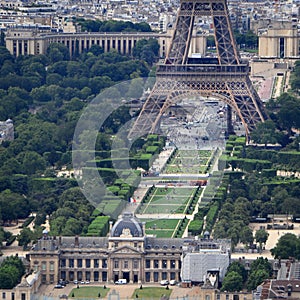 Champ de Mars and Eiffel Tower