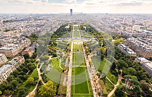 The Champ de Mars in Paris