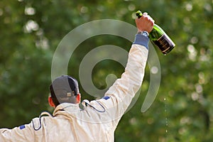 Champagne Above Head photo